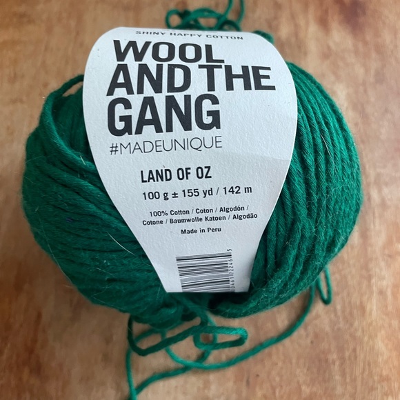 Wool and the Gang Shiny Happy Cotton in Land of Oz - Picture 3 of 4